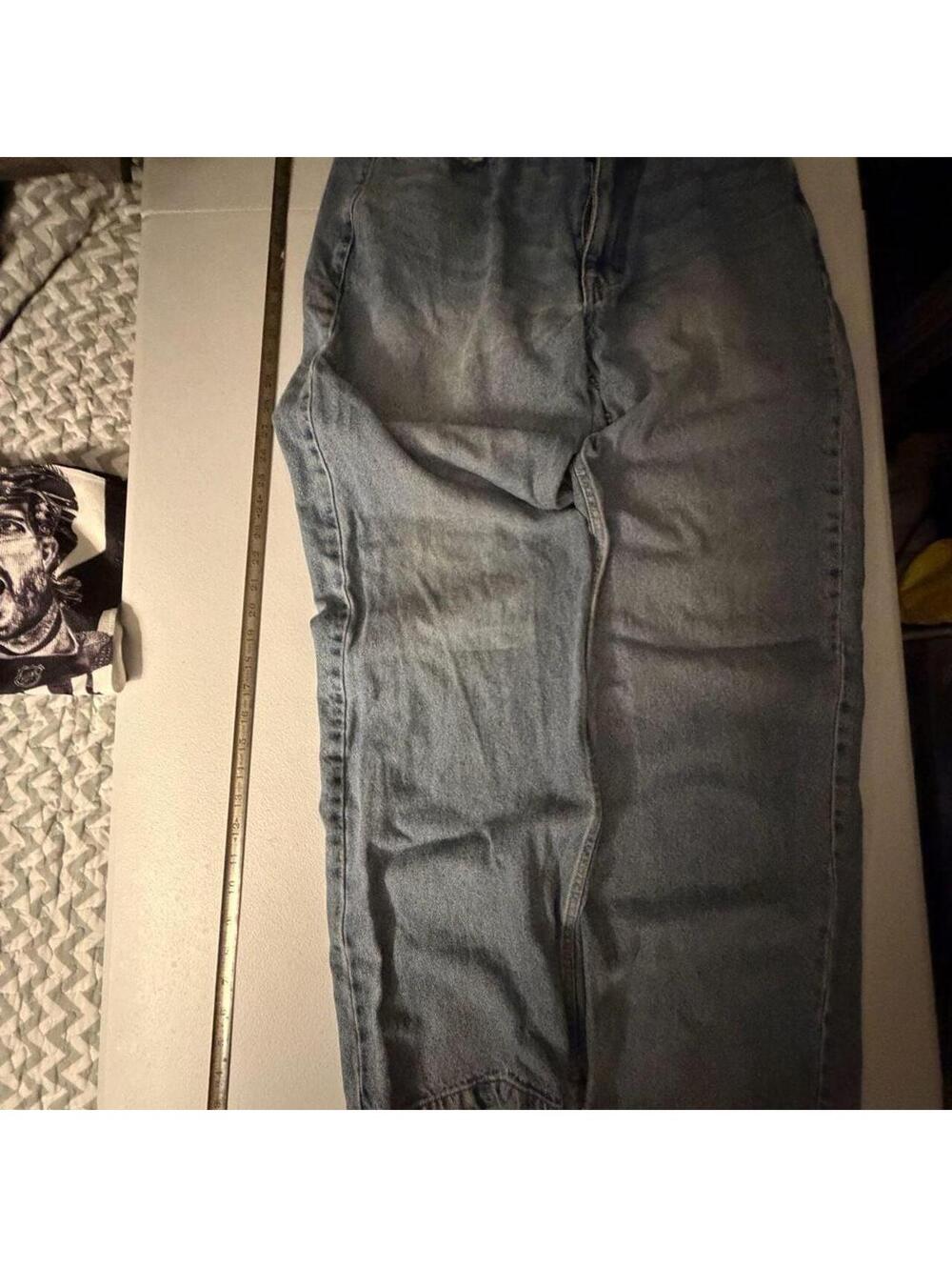 Original Use Men's Light Wash Baggy Jeans